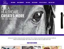 Tablet Screenshot of circahealthcare.com